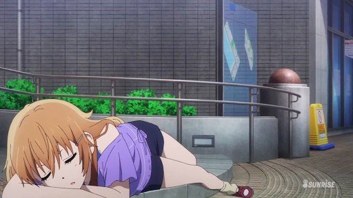 Scene by the Lawson convenience store